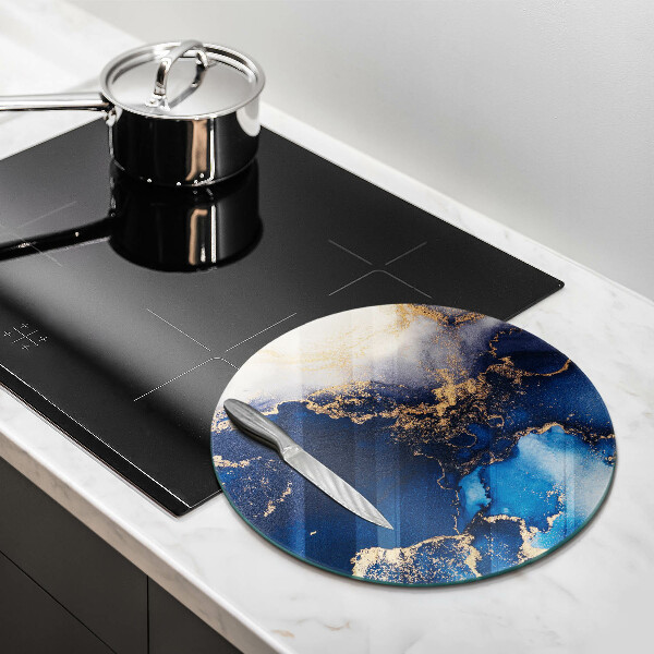 Tocător de bucătărie Fundal elegant și auriu