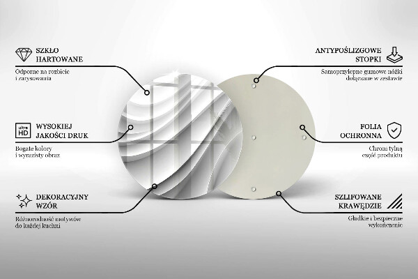 Tocător de bucătărie Linii geometrice