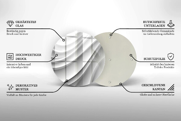 Tocător de bucătărie Linii geometrice