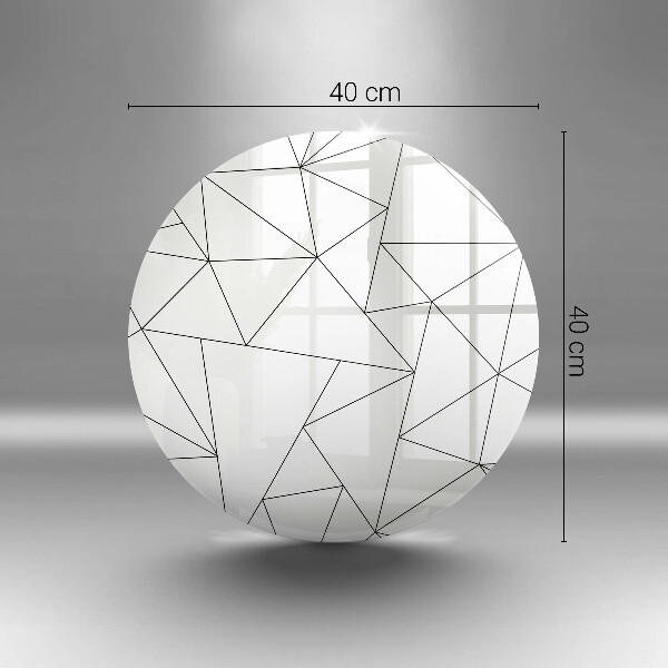 Tocător de bucătărie Triunghiuri albe