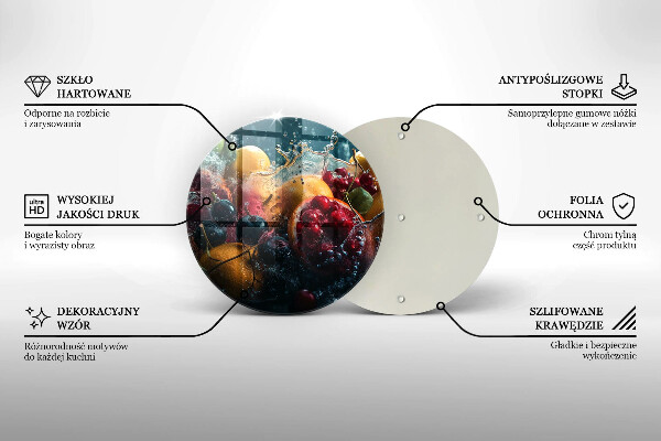 Tocător de bucătărie Fructe în apă