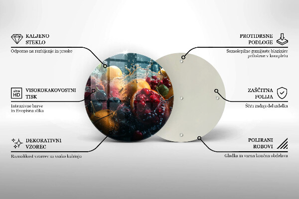 Tocător de bucătărie Fructe în apă