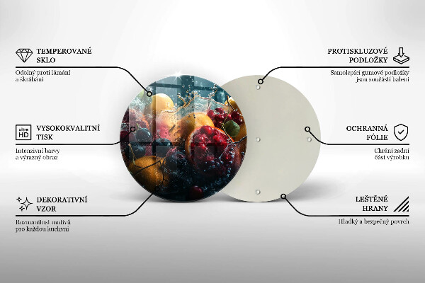 Tocător de bucătărie Fructe în apă