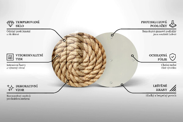 Tocător de bucătărie frânghie groasă