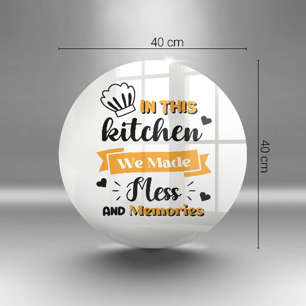 Tocător de bucătărie In this kitchen we made mess and memories