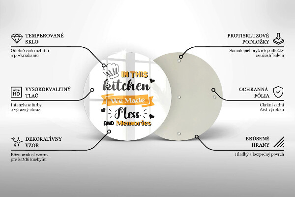 Tocător de bucătărie In this kitchen we made mess and memories