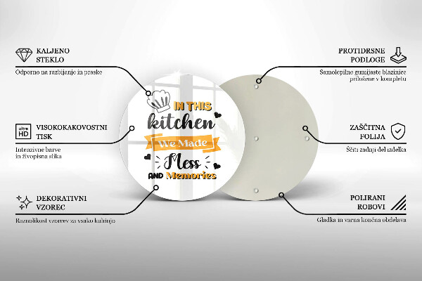 Tocător de bucătărie In this kitchen we made mess and memories