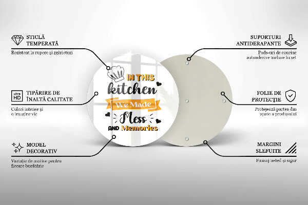 Tocător de bucătărie In this kitchen we made mess and memories