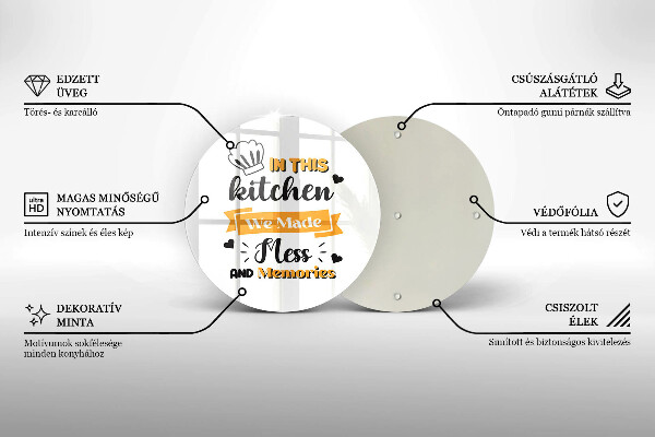 Tocător de bucătărie In this kitchen we made mess and memories