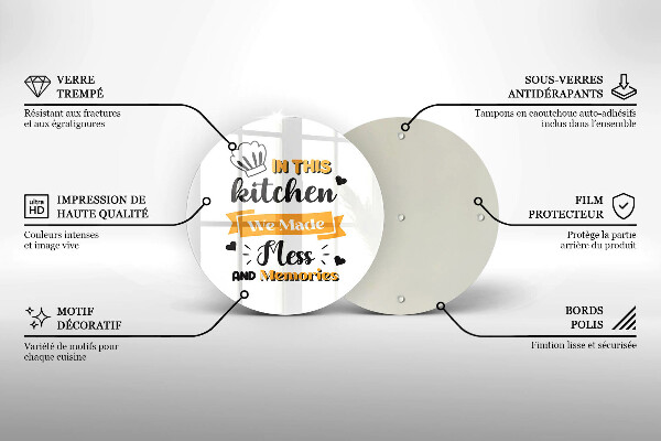 Tocător de bucătărie In this kitchen we made mess and memories