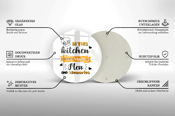 Tocător de bucătărie In this kitchen we made mess and memories