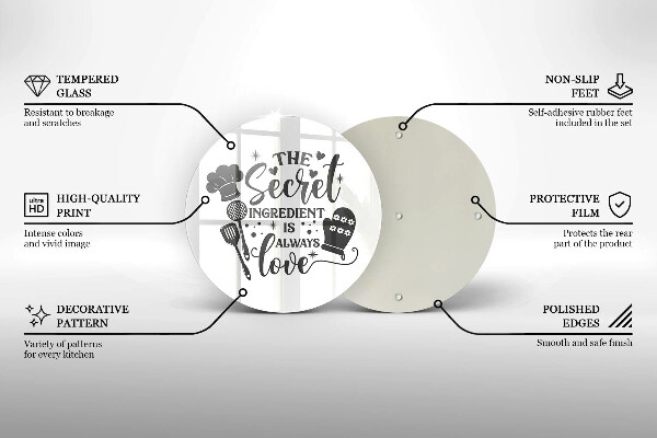 Tocător de bucătărie Inscripție propoziție