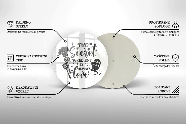 Tocător de bucătărie Inscripție propoziție