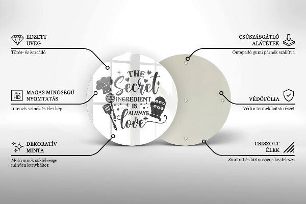 Tocător de bucătărie Inscripție propoziție