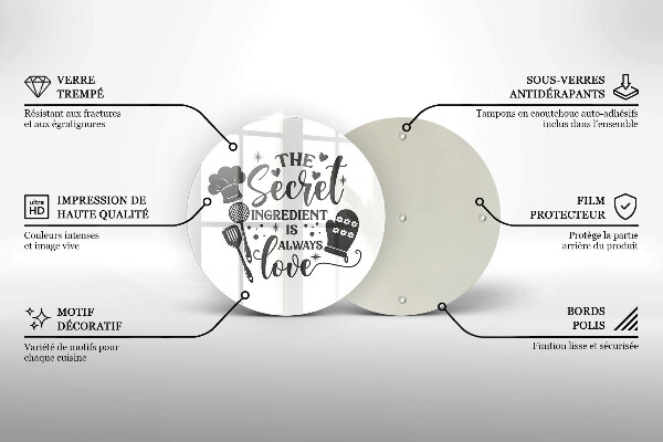 Tocător de bucătărie Inscripție propoziție