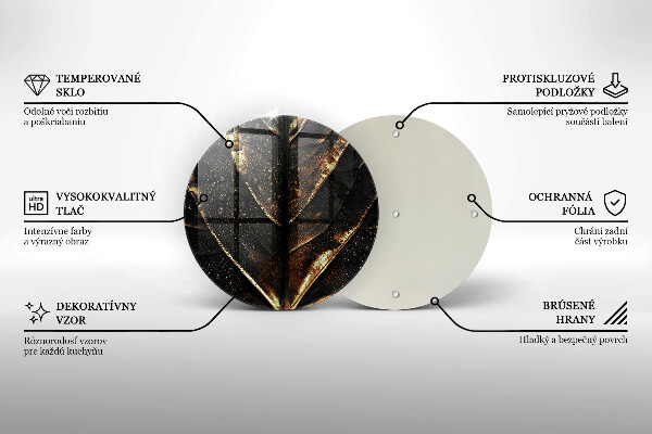 Tocător de bucătărie Frunza de aur