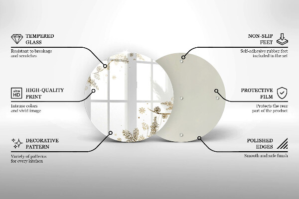 Tocător de bucătărie Decoratiuni de iarna