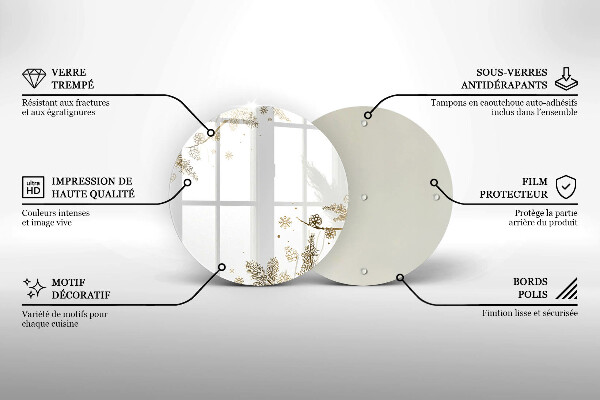 Tocător de bucătărie Decoratiuni de iarna