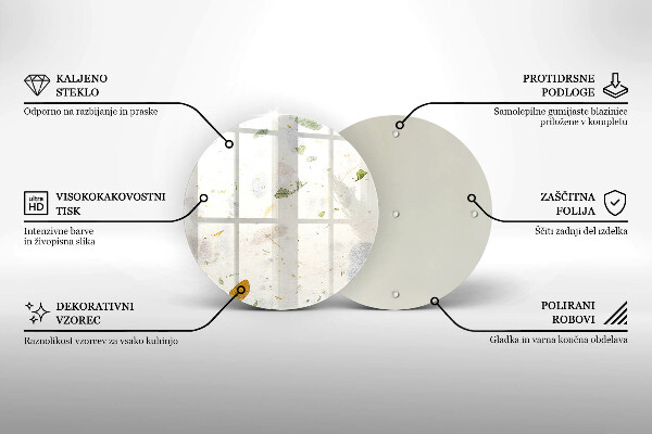 Tocător de bucătărie Frunze cazatoare