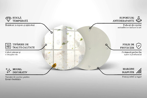 Tocător de bucătărie Frunze cazatoare