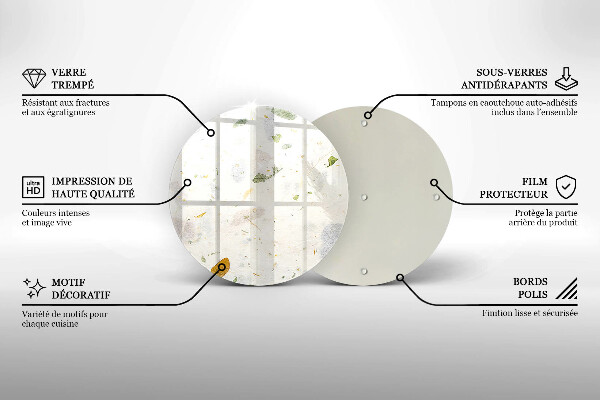 Tocător de bucătărie Frunze cazatoare