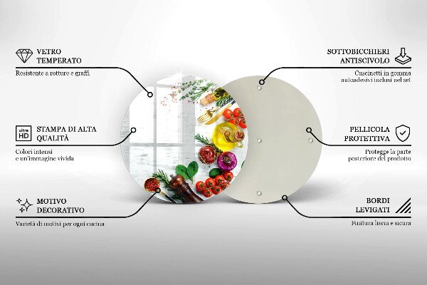 Tocător de bucătărie Legume și condimente