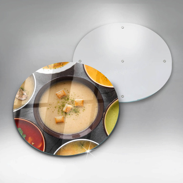 Tocător de bucătărie Supe colorate