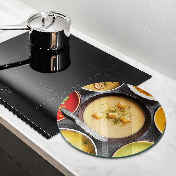 Tocător de bucătărie Supe colorate