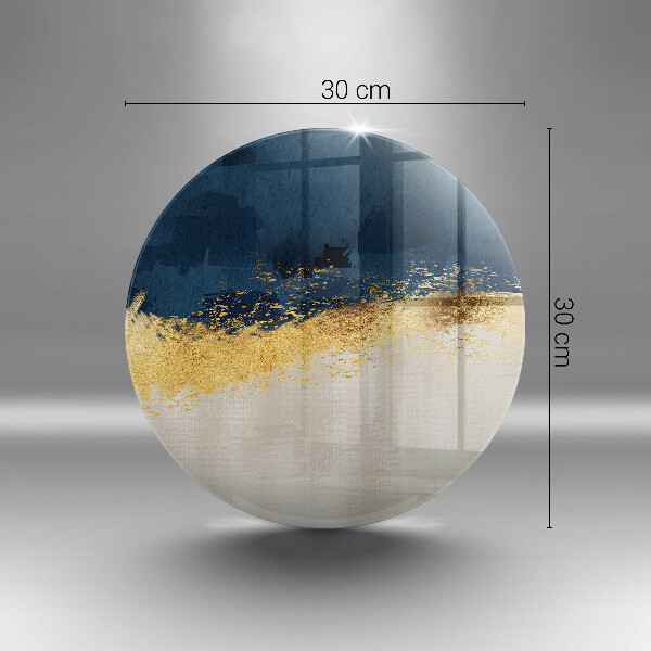 Tocător de bucătărie Abstracția aurului