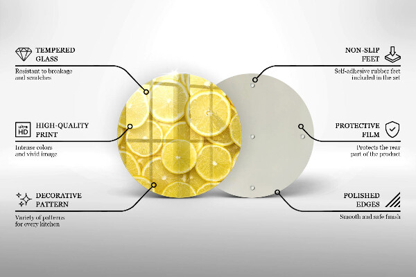 Tocător de bucătărie Fructe de lamaie