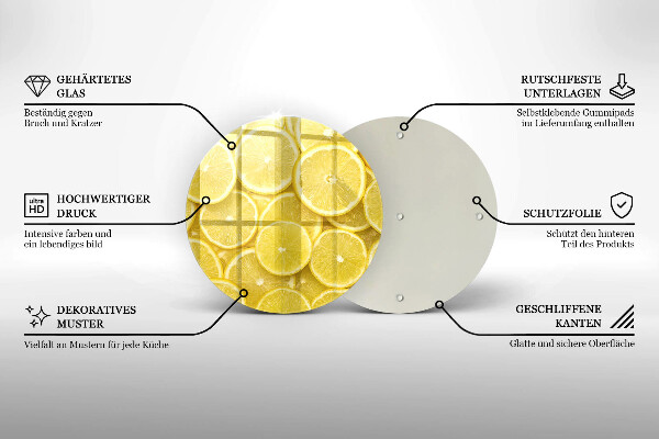 Tocător de bucătărie Fructe de lamaie