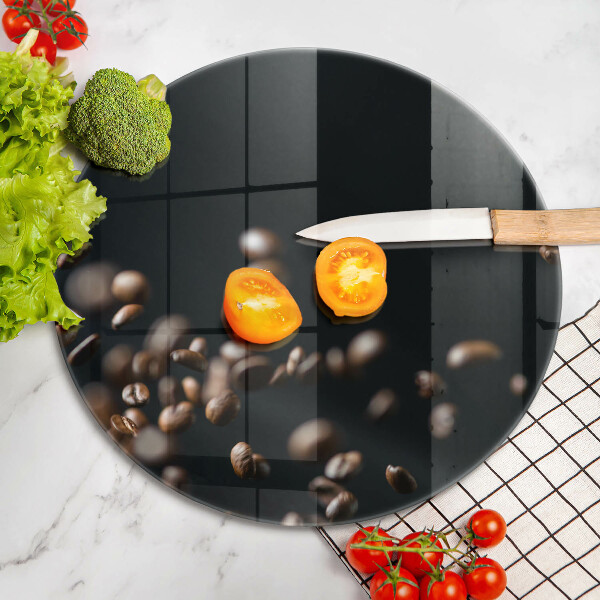 Tocător de bucătărie Căderea boabelor de cafea