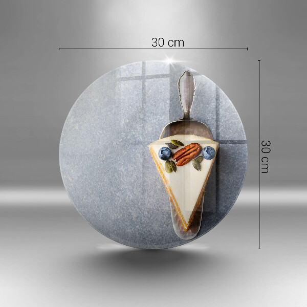 Tocător din sticlă Bucată de tort