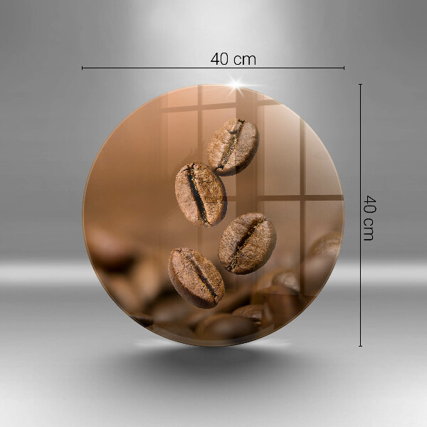 Tocător din sticlă Boabe de cafea