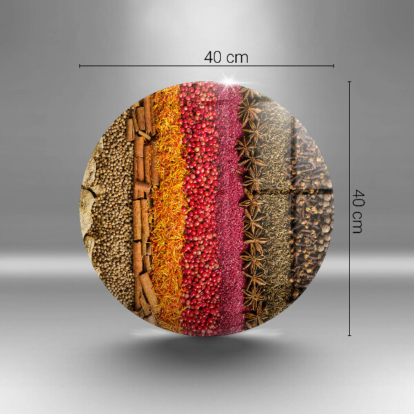 Tocător din sticlă Condimente colorate