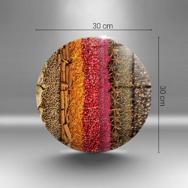 Tocător din sticlă Condimente colorate
