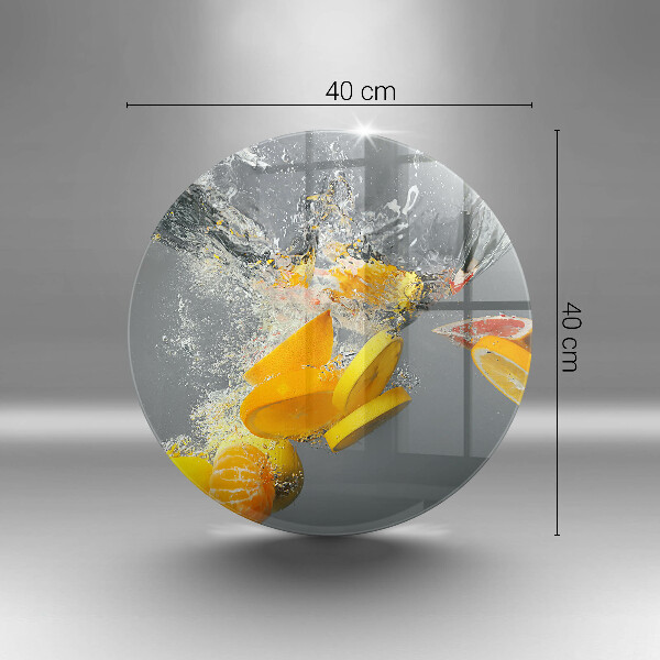 Tocător de bucătărie Lămâi în apă