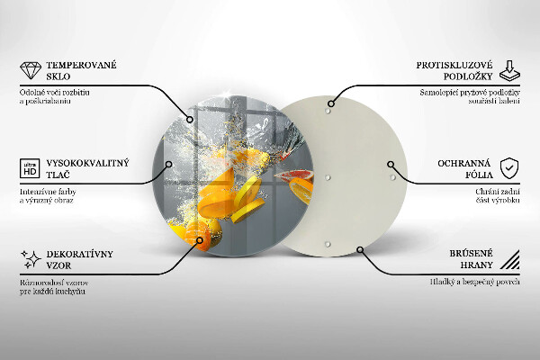 Tocător de bucătărie Lămâi în apă