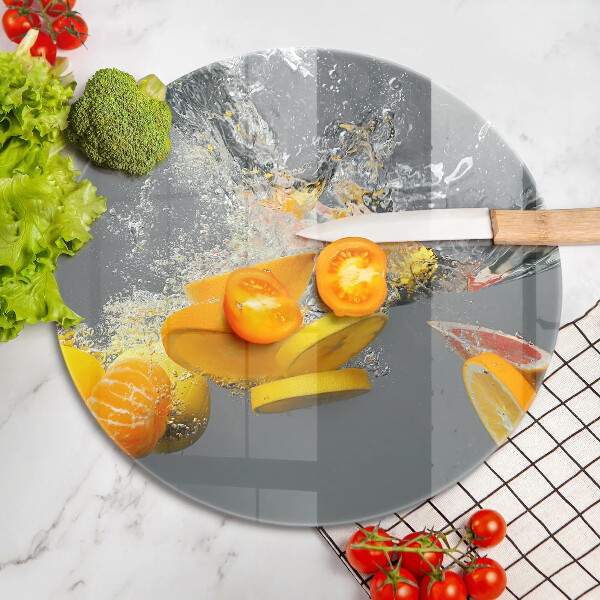 Tocător de bucătărie Lămâi în apă