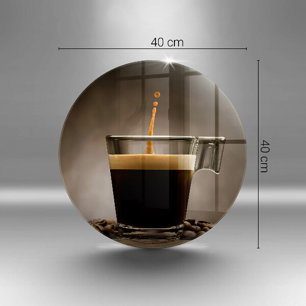 Tocător de bucătărie Sticlă și boabe de cafea