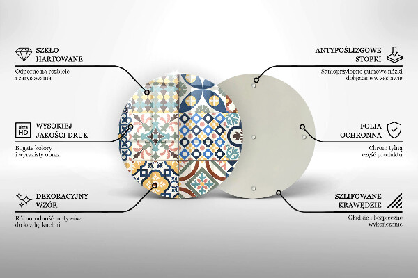 Tocător de bucătărie Placi decorative