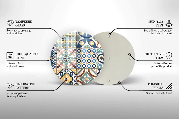 Tocător de bucătărie Placi decorative