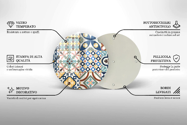 Tocător de bucătărie Placi decorative