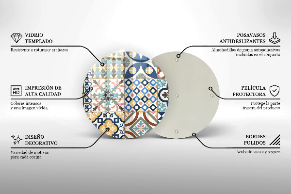 Tocător de bucătărie Placi decorative