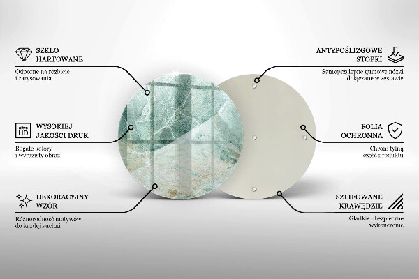 Tocător de bucătărie Structură de piatră