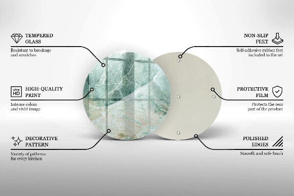 Tocător de bucătărie Structură de piatră