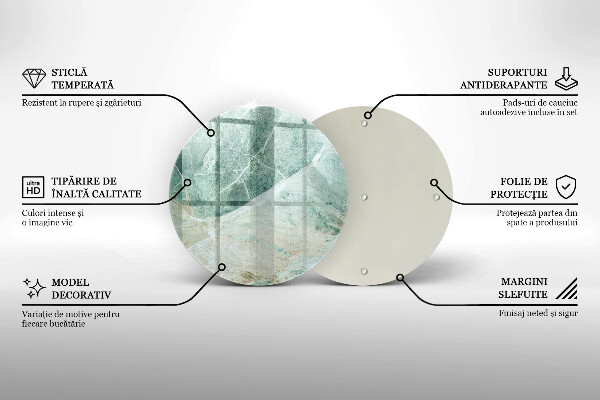 Tocător de bucătărie Structură de piatră