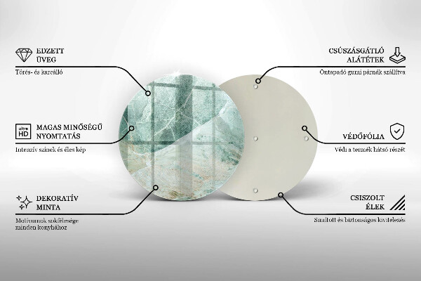 Tocător de bucătărie Structură de piatră