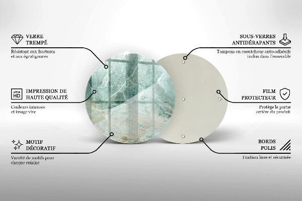 Tocător de bucătărie Structură de piatră