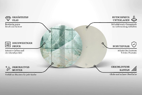 Tocător de bucătărie Structură de piatră